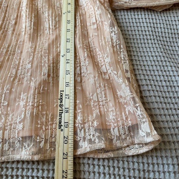 Anthropologie Porridge Sheer Lace Womens Blouse Small Romantic Victorian Poet - Picture 7 of 9